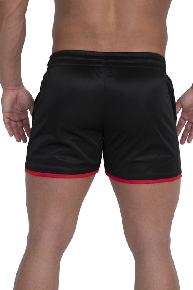 ENVY (Black/Red) Shorts | Adonis.Gear