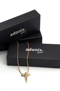 Adonis.Gear ANGEL (GOLD) Pendant + Chain Box Website