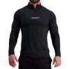 AG68 TRAINING (Black) 1_4 Zip Long Sleeve T-Shirt Front