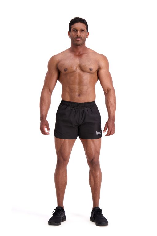 AG94 Black 5 Squat Tech Shorts AG94 Black 5 Squat Tech Shorts Full Body