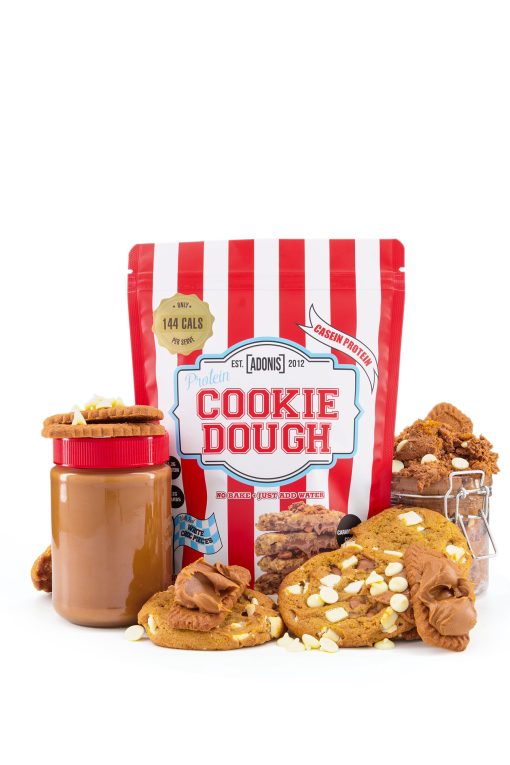 PROTEIN COOKIE DOUGH (Casein Protein) - CARAMELISED COOKIE 400g Promo