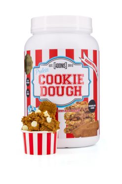 PROTEIN COOKIE DOUGH (Casein Protein) - CARAMELISED COOKIE Front Promo