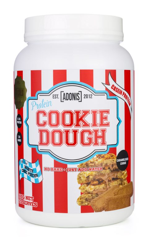 PROTEIN COOKIE DOUGH (Casein Protein) - CARAMELISED COOKIE Front.jpg