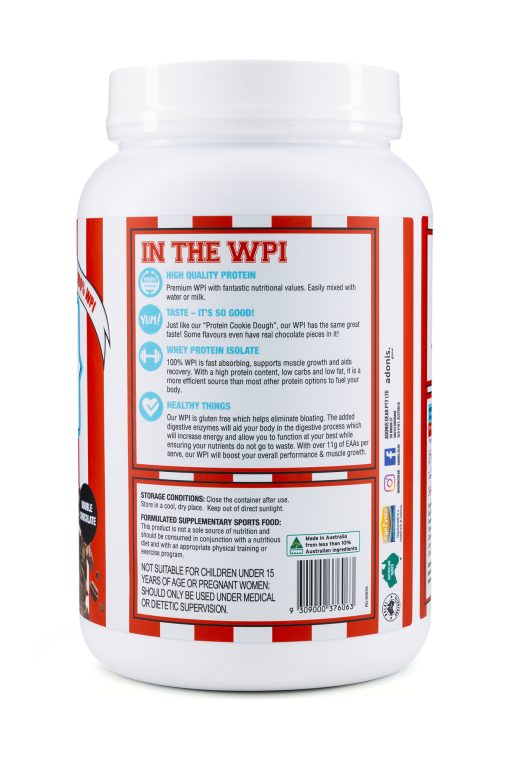 WHEY PROTEIN ISOLATE 100 WPI DOUBLE CHOCOLATE Features