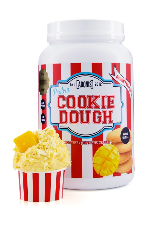 PROTEIN COOKIE DOUGH (Casein Protein) - Mango Vanilla Front Promo