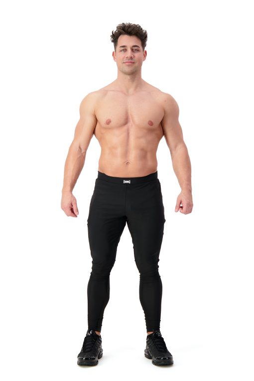 AG105 UNDISPUTED Black Track Pants Full Body