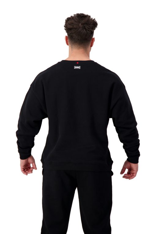 AG106 UNDISPUTED Black Crew Neck Back