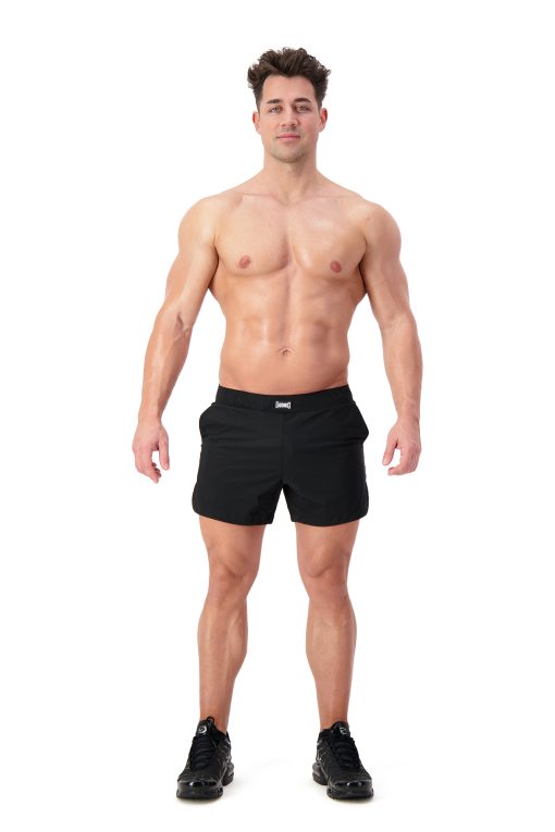 AG107 UNDISPUTED Black 5.522 Shorts Full Body