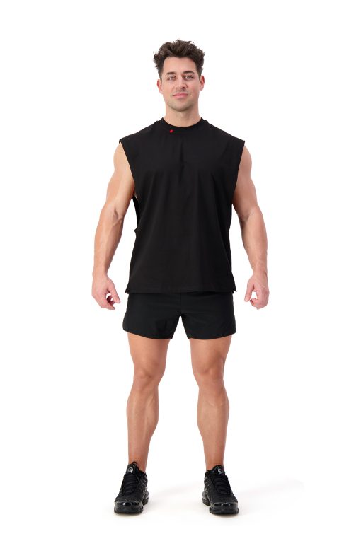 AG109 UNDISPUTED (Black) Muscle Tank Full Body