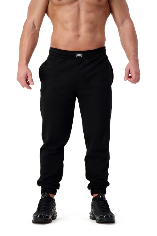 AG111 UNDISPUTED Black Track Pants Front