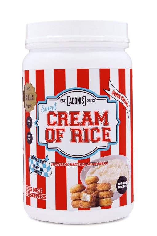 Sweet Cream Of Rice (Cinnamon Doughnut) Front