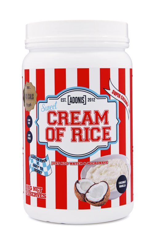 Sweet Cream Of Rice Coconut Vanilla Front