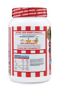 PROTEIN COOKIE DOUGH (Casein Protein) - LOADED COOKIES & CREAM Nutritional Panel